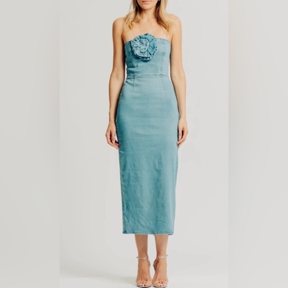Ronny Kobo Dresses & Skirts - Ronny Kobo Collection Blue Midi Dress